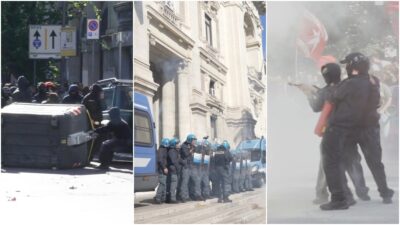 Copertina di Roma, migliaia di studenti al corteo “No Meloni Day”: cassonetti per strada e lancio di oggetti contro il ministero dell’Istruzione