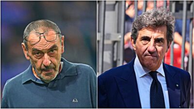 Copertina di La furia di Sarri: “Calendario assurdo, illogico e i giocatori si fanno male. Fate un esposto”. Cairo risponde: “Se pensiamo al tennis…”