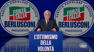 Copertina di Crozza-Tajani e la paura nera per le primarie in Forza Italia: “Ho straparlato, mi dissocio da quello che ho detto”