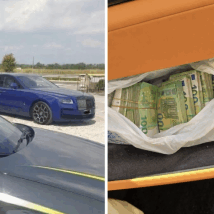 “I soldi sono di un amico, gli servono per acquistare opere d’arte”: la Finanza ferma una Rolls Royce e scopre 100mila euro nascosti all’interno dell’abitacolo