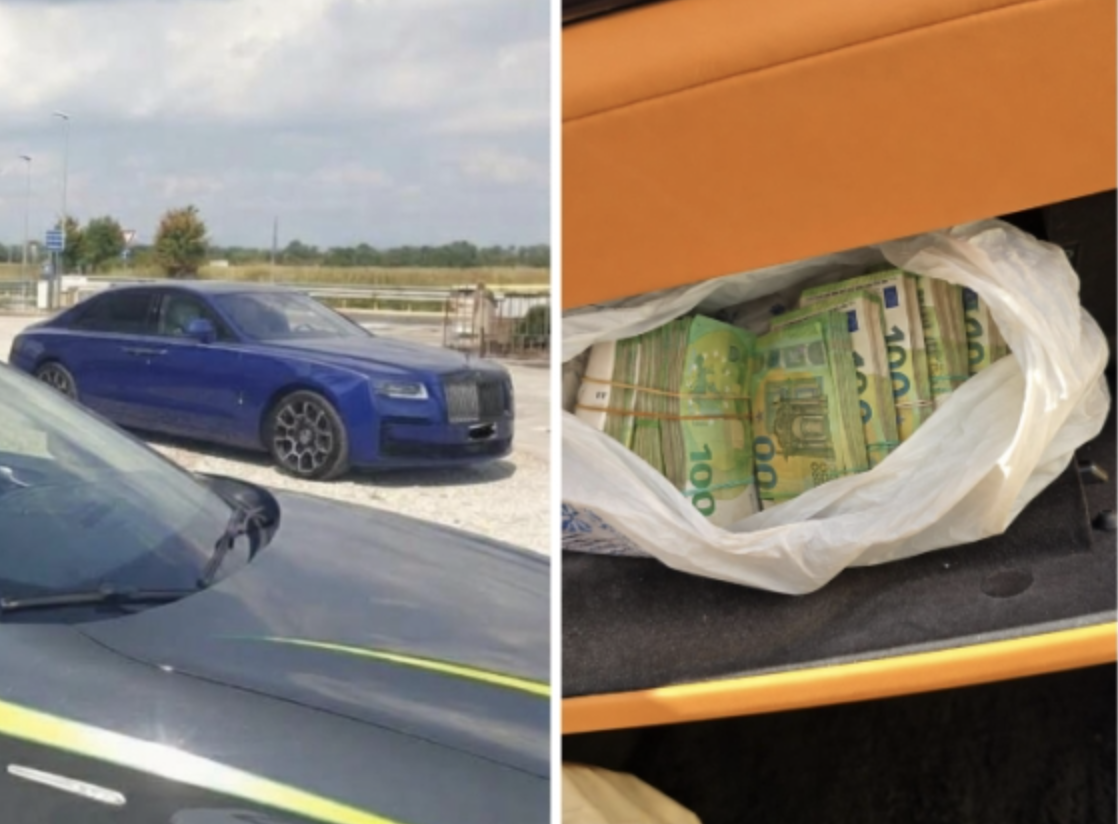 “I soldi sono di un amico, gli servono per acquistare opere d’arte”: la Finanza ferma una Rolls Royce e scopre 100mila euro nascosti all’interno dell’abitacolo