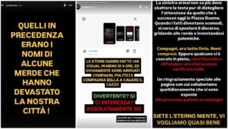 Nomi e indirizzi dei presunti responsabili delle violenze a Milano su Instagram: minaccia o provocazione? “Qualcuno ci è cascato”
