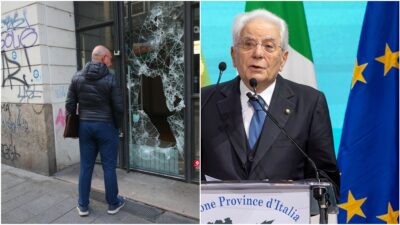 Copertina di Mattarella: “Violenze da soggetti inediti, serve analisi approfondita”. Dopo la guerriglia del weekend a Milano, nuove chiamate alla mobilitazione e molti negozi chiudono
