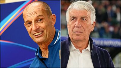 Copertina di Champions, per Napoli, Roma e Inter è già l’ultima spiaggia: Gasp e Allegri oggi non possono sbagliare | Partite e classifica