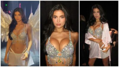 Copertina di “La gente non ha da mangiare e questi buttano i soldi così”: Kylie Jenner debutta da Victoria’s Secret col reggiseno da 50 milioni di dollari, è polemica sui social