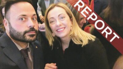 Copertina di “Vieni a cena con Meloni?”: invito dei deputati FdI all’uomo di Senese