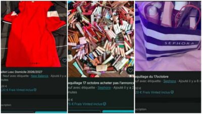 Copertina di I prodotti rubati nelle boutique di lusso durante le proteste in Francia finiscono su Vinted ed eBay: cosmetici a 10 euro, capi ancora con l’antitaccheggio e annunci con scritto “rubato durante le proteste”