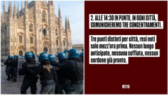 Copertina di Da Milano a Roma, sabato città blindate | La mappa. E nelle chat si organizzano le piazze: “Mezz’ora prima vi diremo dove andare. Be water”
