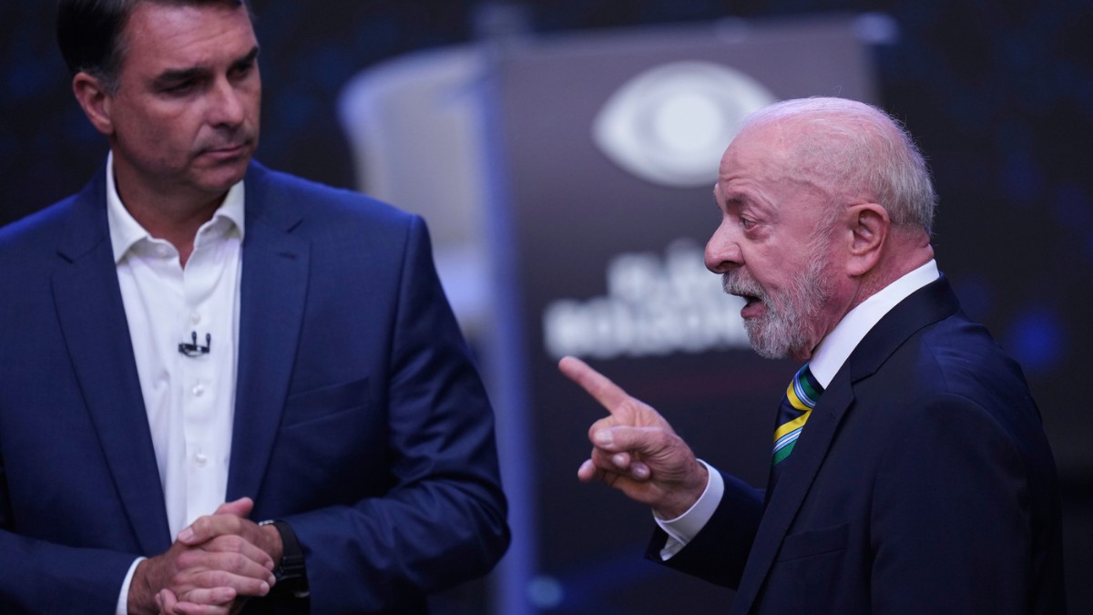 Lula respondió a Flavio Bolsonaro en el último debate antes del balotaje