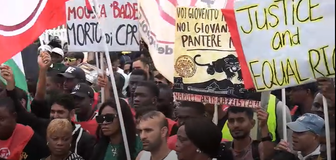 Castel Volturno marcha contra el nuevo Cpr y la Región promete recurrir