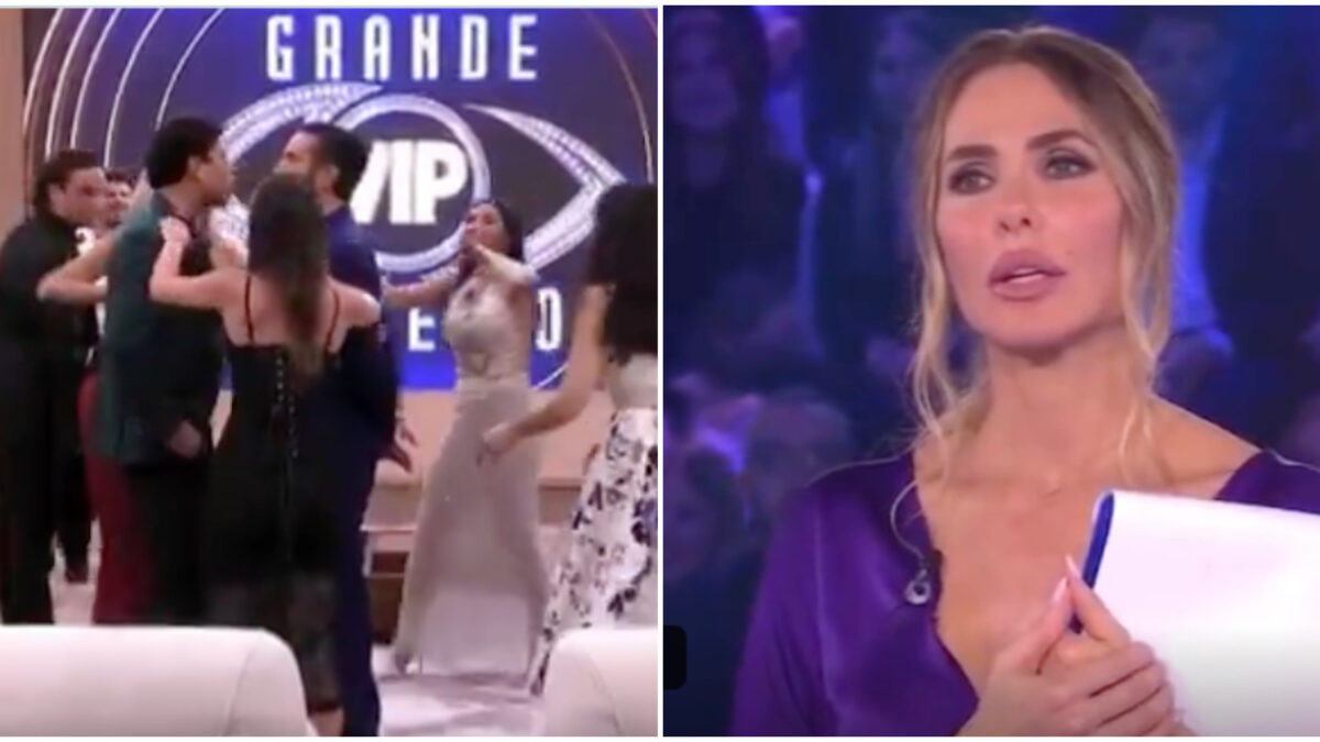 Belli y Roncaccia se enfrentan en vivo en Gran Hermano VIP de Italia