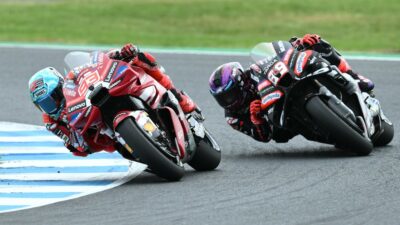 Copertina di MotoGp, la gara in Australia annullata per maltempo: Marquez non allunga, le condizioni di Jorge Martin