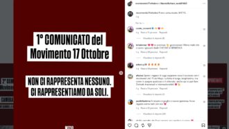 Milano, il presunto organizzatore della pagina Movimento 17 ottobre indagato per istigazione a delinquere aggravata