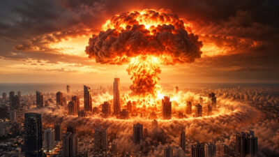 Copertina di Israele, Netanyahu a 48 ore dal voto: “Se non vinco si rischia la seconda Shoah”. E posta una foto fake dell’atomica su Tel Aviv