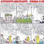 Copertina di Atticisti militanti: piuma o fero? – La striscia di Stefano Disegni