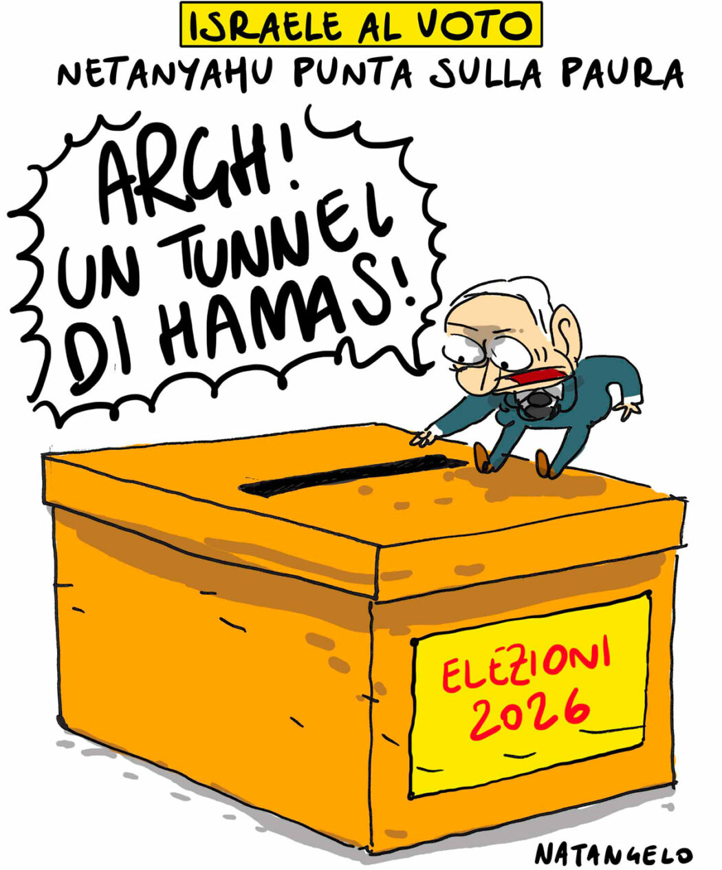 Copertina di Israele al voto