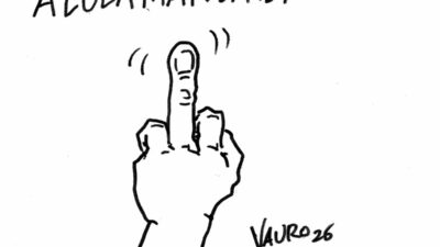 Copertina di La vignetta di Vauro