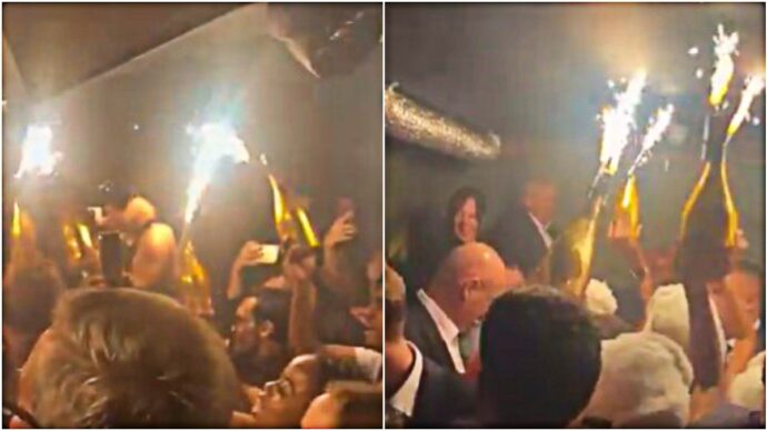 “Non hanno imparato nulla da Crans-Montana”: bottiglie con candele scintillanti alla festa di Kane per il pallone d’oro