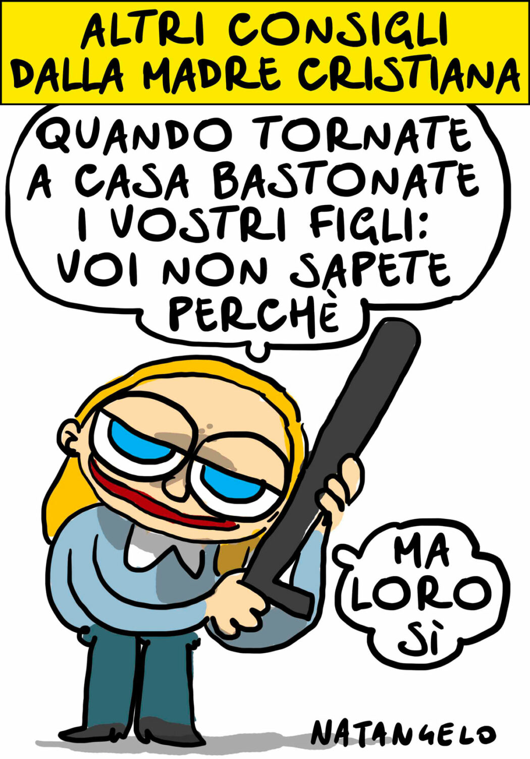 La vignetta di Natangelo