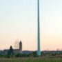 Copertina di Padova, l’antenna telefonica vince contro l’oratorio vincolato con gli affreschi del Mille. La Sovrintendenza: “Forte impatto, ma basta verniciarla di azzurro”