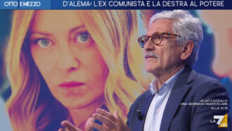 "Fatico a prendere Meloni sul serio. Risponde alle proteste con botte e arresti": così D'Alema su La7
