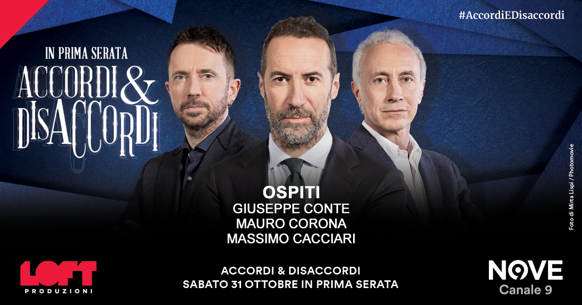 conte cacciari e mauro corona ospiti di sommi ad accordiampdisaccordi sabato 31 ottobre con travaglio e scanzi da Ilfattoquotidiano.it conte cacciari e mauro corona ospiti di sommi ad accordiampdisaccordi sabato 31 ottobre con travaglio e scanzi