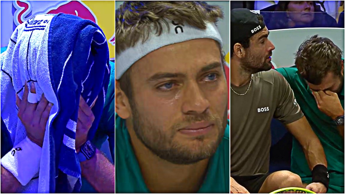 Cobolli Retires in Tears from Injury Against Berrettini in Vienna