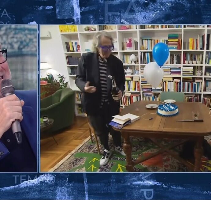 “Sei una me**a Fabio, non ne compio 63, ma 62”: Luciana Littizzetto “bacchetta” Fazio per l’errore sulla torta per il suo compleanno