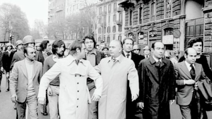 Piazza nera e agente ucciso: quando ’Gnazio era di lotta