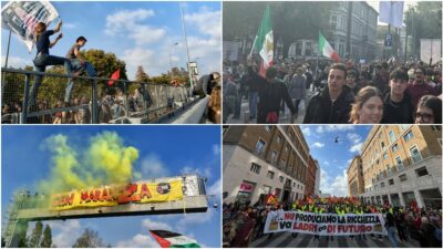 Copertina di Sciopero generale: studenti e lavoratori manifestano da Torino a Napoli. I cortei entrano in tangenziale - la diretta. A Bologna tensioni con la polizia (video)
